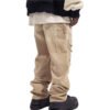 Custom Distressed Beige Denim Jeans 9B5750C - Style 9B5750 - product detail view 2