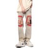 Custom Distressed Flame Panel Jeans | VWW-DNM-7918 - Style FF048E - product detail view 3 Custom Distressed Flame Panel Jeans | VWW-DNM-7918 - Style FF048E - product detail view 3