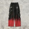 Custom Distressed Gradient Cargo Pants | EC1DA1B36FCA75D6 - Style EC1DA1 - product detail view 2 Custom Distressed Gradient Cargo Pants | EC1DA1B36FCA75D6 - Style EC1DA1 - product detail view 2