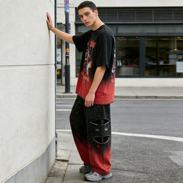 Custom Distressed Gradient Cargo Pants | EC1DA1B36FCA75D6 - Style EC1DA1 - product detail view 8 Custom Distressed Gradient Cargo Pants | EC1DA1B36FCA75D6 - Style EC1DA1 - product detail view 8