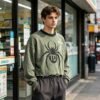 Custom Washed Distressed Graphic Long-Sleeve T-Shirt - Style 751588 - product detail view 3