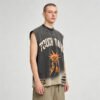 Custom Distressed Graphic Sleeveless Tank Top - Style 4EB1C8 - product detail view 7 Custom Distressed Graphic Sleeveless Tank Top - Style 4EB1C8 - product detail view 7