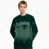 Custom Distressed Green Oversized Pullover Hoodie - Style 288BDD - product detail view 6 Custom Distressed Green Oversized Pullover Hoodie - Style 288BDD - product detail view 6