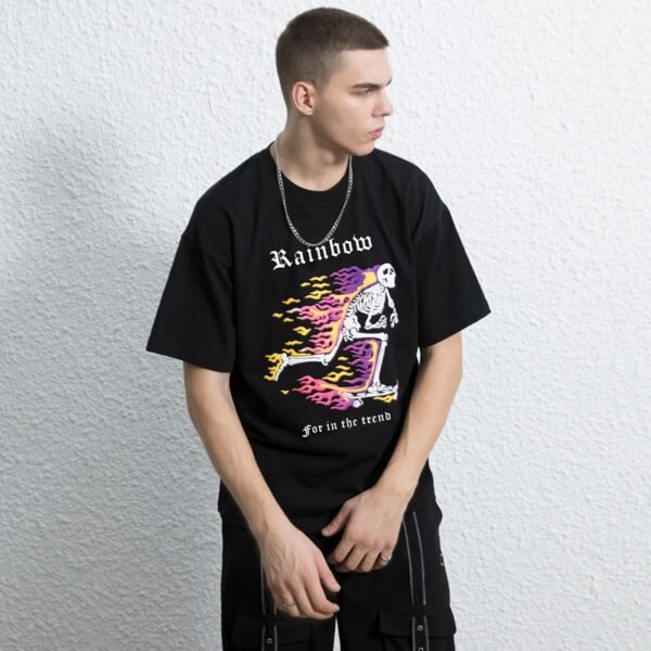 Custom Oversized Acid-Wash T-Shirt - Style F0BB45 - product detail view 4