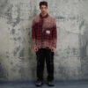 Custom Distressed Plaid Long-Sleeve Shirt - Style DAFAB6 - product detail view 7