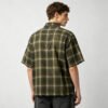 Custom Washed Distressed Plaid Overshirt - Style 3A87F2 - product detail view 5 Custom Washed Distressed Plaid Overshirt - Style 3A87F2 - product detail view 5