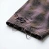 Custom Distressed Plaid Short Sleeve Shirt - Style FBD5D2 - product detail view 7