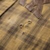 Custom Distressed Plaid Short-Sleeve Shirt | - Style F99D5F - product detail view 2