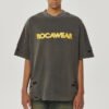 Custom Washed Boxy Distressed Puff Print T-Shirt - Style 7986B1 - product detail view 4 Custom Washed Boxy Distressed Puff Print T-Shirt - Style 7986B1 - product detail view 4