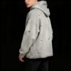 Custom Distressed Rhinestone Acid-Wash Pullover Hoodie - Style 69793D - product detail view 4 Custom Distressed Rhinestone Acid-Wash Pullover Hoodie - Style 69793D - product detail view 4