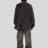 Custom Distressed Rib Knit Oversized Sweater - Style DBFE9E - product detail view 4 Custom Distressed Rib Knit Oversized Sweater - Style DBFE9E - product detail view 4