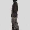 Custom Distressed Rib Knit Oversized Sweater - Style DBFE9E - product detail view 6 Custom Distressed Rib Knit Oversized Sweater - Style DBFE9E - product detail view 6