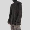 Custom Distressed Rib Knit Oversized Sweater - Style DBFE9E - product detail view 10 Custom Distressed Rib Knit Oversized Sweater - Style DBFE9E - product detail view 10