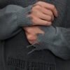 Custom Distressed Skeleton Motif Crew Knit Sweater - Style C37D2C - product detail view 8 Custom Distressed Skeleton Motif Crew Knit Sweater - Style C37D2C - product detail view 8