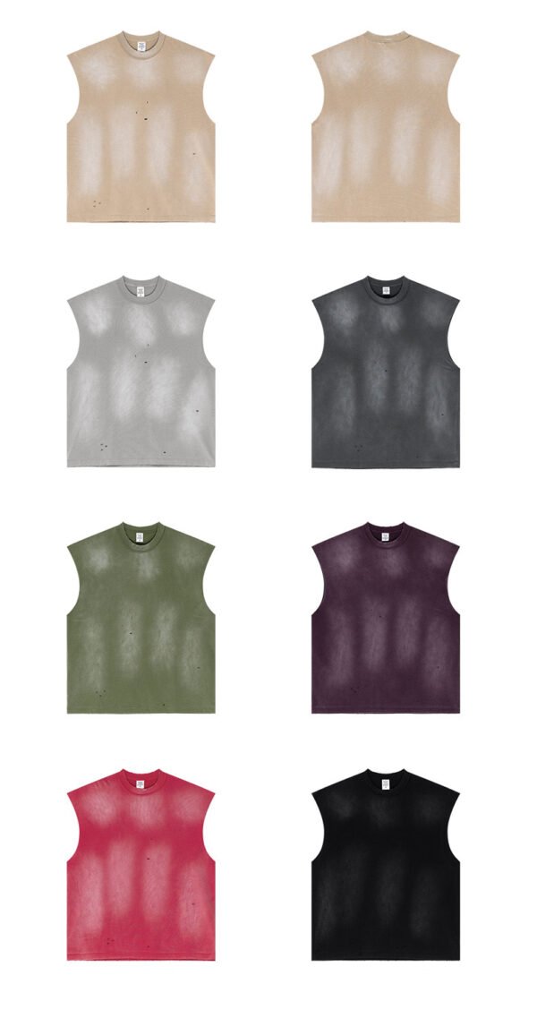 Custom Distressed Sleeveless Tank Top | - Style DBDA18 - product detail view 6 Custom Distressed Sleeveless Tank Top | - Style DBDA18 - product detail view 6
