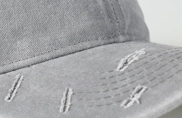 Custom Distressed Vintage-Wash Baseball Cap | - Style 7E63D1 - product detail view 8