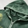 Custom Vintage-Washed Distressed Graphic Pullover Hoodie - Style E513E2 - product detail view 5