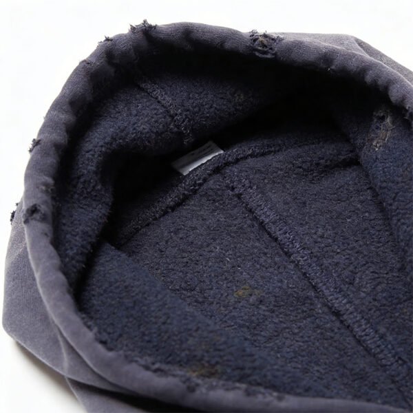 Custom Distressed Wash Full-Zip Hoodie - Style 610808 - product detail view 6 Custom Distressed Wash Full-Zip Hoodie - Style 610808 - product detail view 6