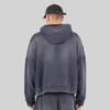 Custom Distressed Wash Full-Zip Hoodie - Style 610808 - product detail view 9 Custom Distressed Wash Full-Zip Hoodie - Style 610808 - product detail view 9