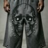 Custom Distressed Wide-Leg Capri Pants - Style 2DDE07 - product detail view 3