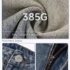 Custom Distressed Wide-Leg Denim Shorts 26518 - Style 1C07F4 - product detail view 7 Custom Distressed Wide-Leg Denim Shorts 26518 - Style 1C07F4 - product detail view 7