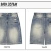Custom Distressed Wide-Leg Denim Shorts 26518 - Style 1C07F4 - product detail view 9 Custom Distressed Wide-Leg Denim Shorts 26518 - Style 1C07F4 - product detail view 9