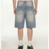Custom Distressed Wide-Leg Denim Shorts 26518 - Style 1C07F4 - product detail view 12 Custom Distressed Wide-Leg Denim Shorts 26518 - Style 1C07F4 - product detail view 12