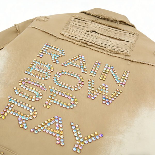 Custom Distressed Spray-Finish Workwear Jacket - Style 0B62B2 - product detail view 9 Custom Distressed Spray-Finish Workwear Jacket - Style 0B62B2 - product detail view 9