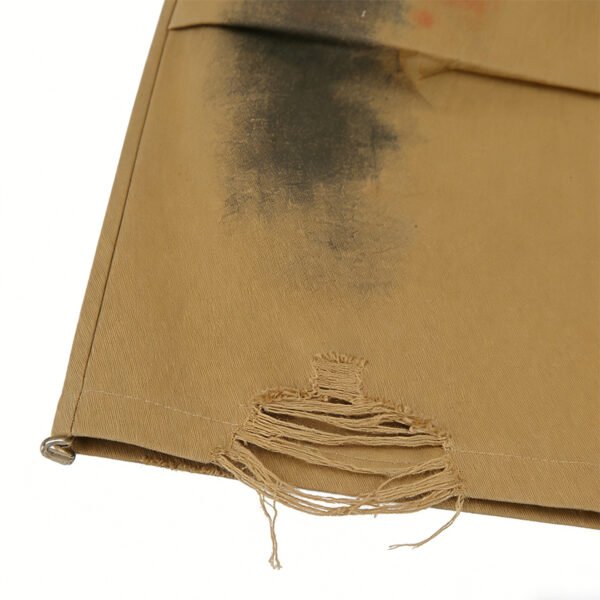 Custom Distressed Zip Hem Patchwork Pants - Style BC5DE1 Custom Distressed Zip Hem Patchwork Pants - Style BC5DE1