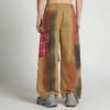 Custom Distressed Zip Hem Patchwork Pants - Style BC5DE1 - product detail view 4 Custom Distressed Zip Hem Patchwork Pants - Style BC5DE1 - product detail view 4