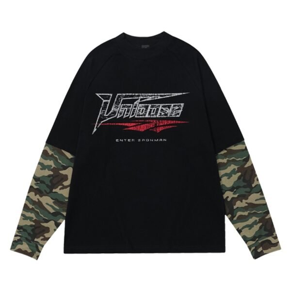 Custom Double-Layer Camo Sleeve Long-Sleeve T-Shirt - VW-1F1E - Style 1F1EBE - product detail view 6 Custom Double-Layer Camo Sleeve Long-Sleeve T-Shirt - VW-1F1E - Style 1F1EBE - product detail view 6
