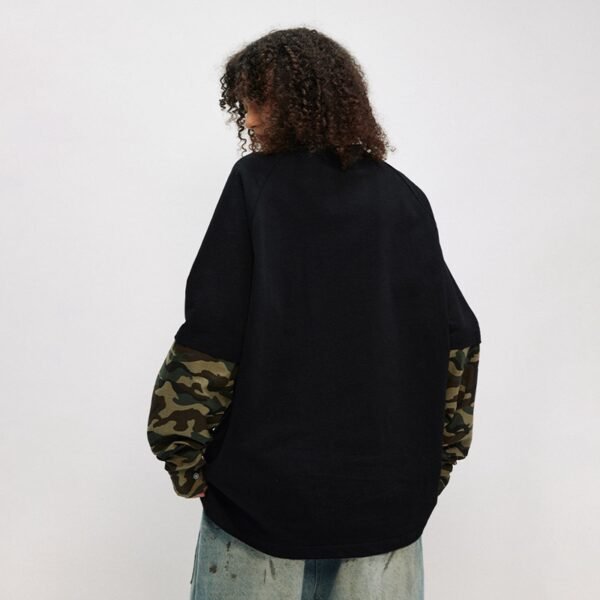 Custom Double-Layer Camo Sleeve Long-Sleeve T-Shirt - VW-1F1E - Style 1F1EBE - product detail view 8 Custom Double-Layer Camo Sleeve Long-Sleeve T-Shirt - VW-1F1E - Style 1F1EBE - product detail view 8