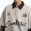 Custom Double-Layer Camo Sleeve Vintage Polo - 507D98 - Style 507D98 - product detail view 5