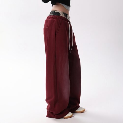 Custom Double-Waistband Wide-Leg Pants BE661A0 - Style BE661A Custom Double-Waistband Wide-Leg Pants BE661A0 - Style BE661A