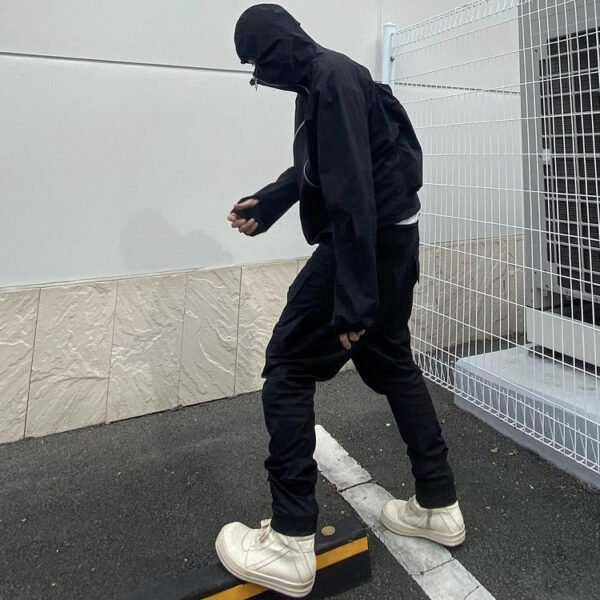 Custom Double-Zip Structured Street Hoodie - Style DBAE09 - product detail view 2