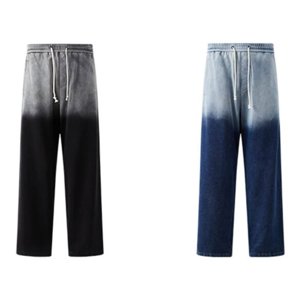 Custom Dark Gradient Drawcord Denim Jeans - Style 28C8D8 - product detail view 6 Custom Dark Gradient Drawcord Denim Jeans - Style 28C8D8 - product detail view 6