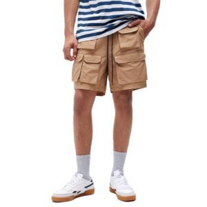 Custom Drawstring Multi-Pocket Cargo Shorts | VW-CS-7EC3 - Style 7EC326