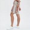 Custom Men's Washed Drawstring Knit Shorts - Style 55EEAC - product detail view 3 Custom Men's Washed Drawstring Knit Shorts - Style 55EEAC - product detail view 3