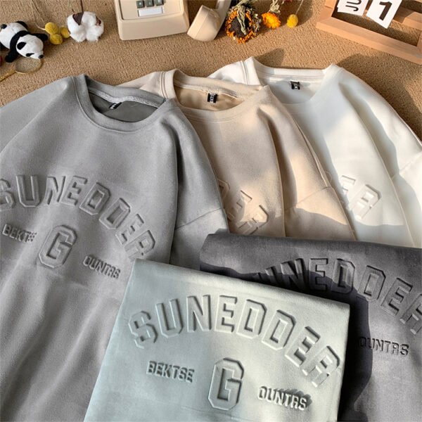 Custom Drop-Shoulder Pullover Hoodie - Style B1ACF3 - product detail view 6