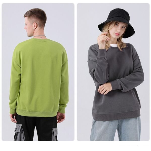 Custom Drop Shoulder Crewneck Sweatshirt 04 - Style 1522D0 - product detail view 3 Custom Drop Shoulder Crewneck Sweatshirt 04 - Style 1522D0 - product detail view 3