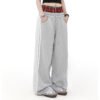Custom Dual-Waist Stripe Wide-Leg Sweatpants - Style EAEC82 - product detail view 8 Custom Dual-Waist Stripe Wide-Leg Sweatpants - Style EAEC82 - product detail view 8