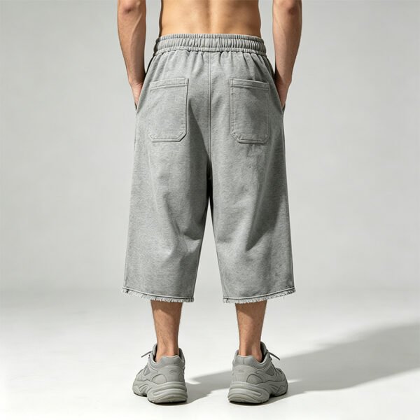 Custom Vintage Wash Elastic Waist Pants - Style 8438D7 - product detail view 5