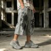 Custom Vintage Wash Elastic Waist Pants - Style 8438D7 - product detail view 7