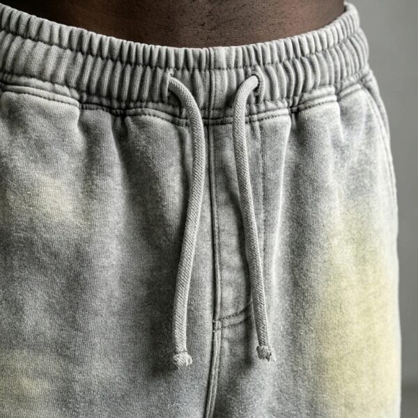 Custom Washed Embellished Capri Sweatpants - Style E135A6 - product detail view 5 Custom Washed Embellished Capri Sweatpants - Style E135A6 - product detail view 5