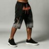 Custom Spray-Dyed Embroidered Capri Pants - Style 149789 - product detail view 4