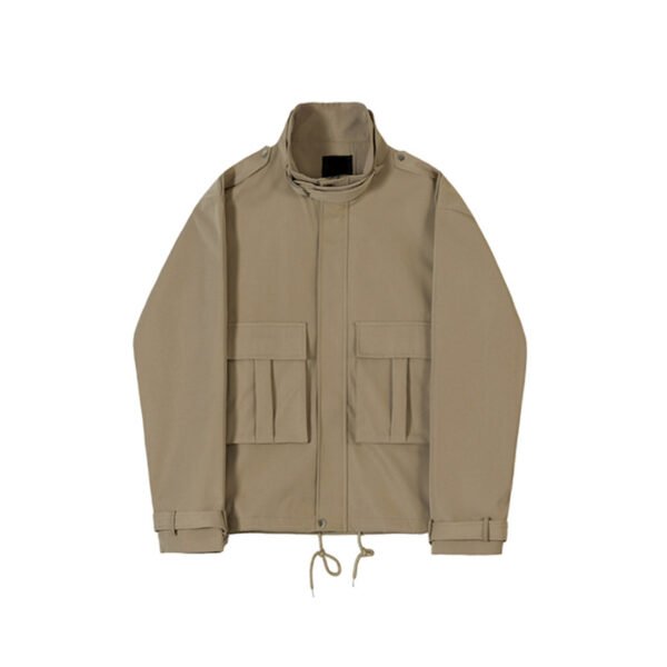 Custom Loose Layered Cargo Lapel Jacket | VW-D19EC - Style D19EC1 - product detail view 4 Custom Loose Layered Cargo Lapel Jacket | VW-D19EC - Style D19EC1 - product detail view 4