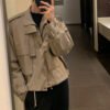 Custom Loose Layered Cargo Lapel Jacket | VW-D19EC - Style D19EC1 - product detail view 6 Custom Loose Layered Cargo Lapel Jacket | VW-D19EC - Style D19EC1 - product detail view 6