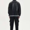 Custom Embroidered Streetwear Leather Jacket - Style 7FC2B1 - product detail view 7 Custom Embroidered Streetwear Leather Jacket - Style 7FC2B1 - product detail view 7