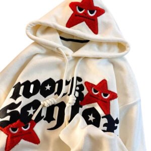 Custom Embroidered Patch Pullover Hoodie | VW-D5061 - Style D5061B