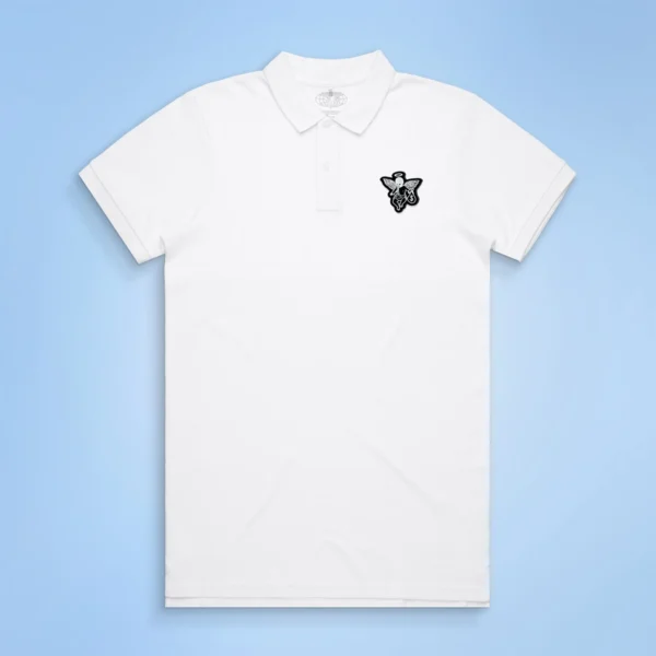Custom Embroidered Pique Polo Shirt - Style CE804E - product detail view 2 Custom Embroidered Pique Polo Shirt - Style CE804E - product detail view 2